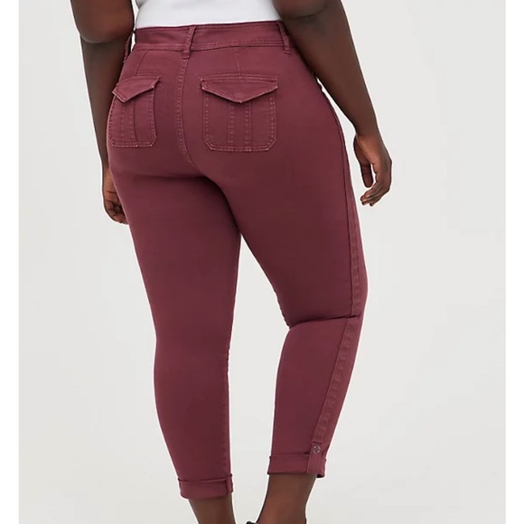 Torrid Aviator Mid Rise Stretch Pants - Picture 3 of 13